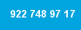 922 748 97 17